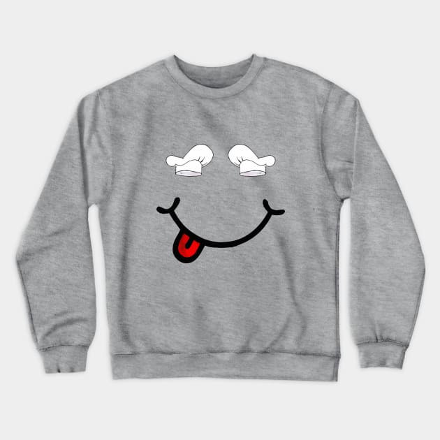 Chef Hats & Smile (in the shape of a face) Crewneck Sweatshirt by Tilila